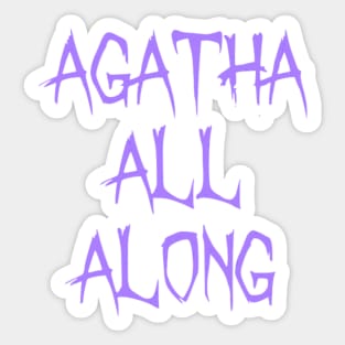 agatha harkness Sticker